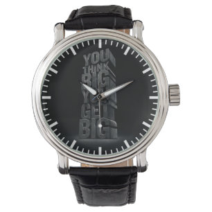 Montre Mots Motivationnels - Pensez Gros, Obtenez Gros
