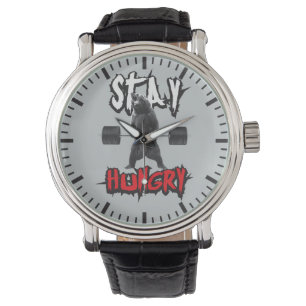 Montre Mots Motivationnels - Restez faim