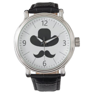 Montre Moustache et casquette