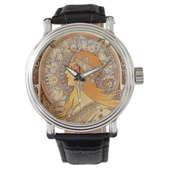 Montre Mucha Zodiac Wrist Watch (devant)