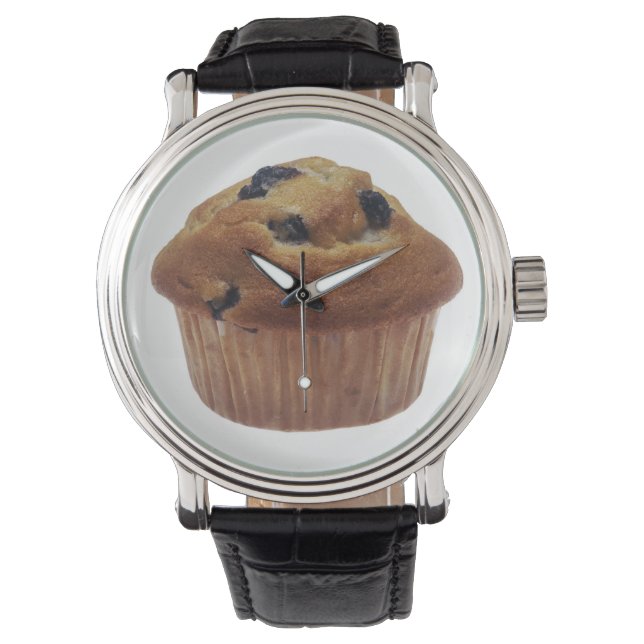 Montre Muffin aux bleuets (devant)