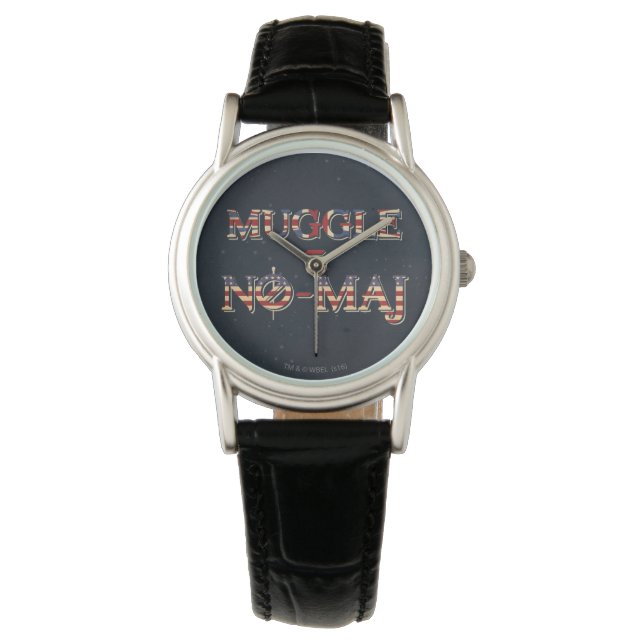 MONTRE MUGGLE™ = NO-MAJ™ (devant)