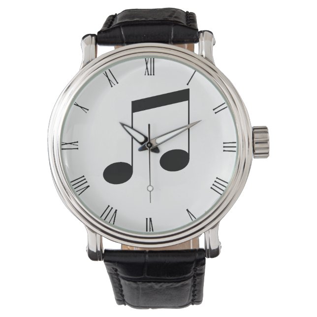 Montre Music One Black Beam Note, (devant)