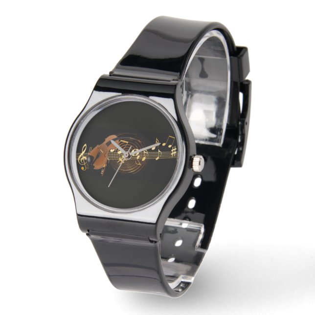 Montre Musique de violon (Angle)