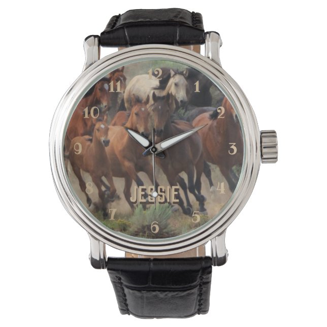Montre Mustangs sauvages (devant)