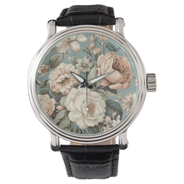 Montre Muted Botanical Dream (devant)