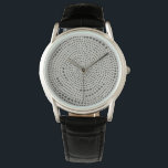 Montre Mythos - Cercle<br><div class="desc">Mythos I de Chariklia Zarris. Conception circulaire composée de points multiples contre un arrière - plan neutre.</div>