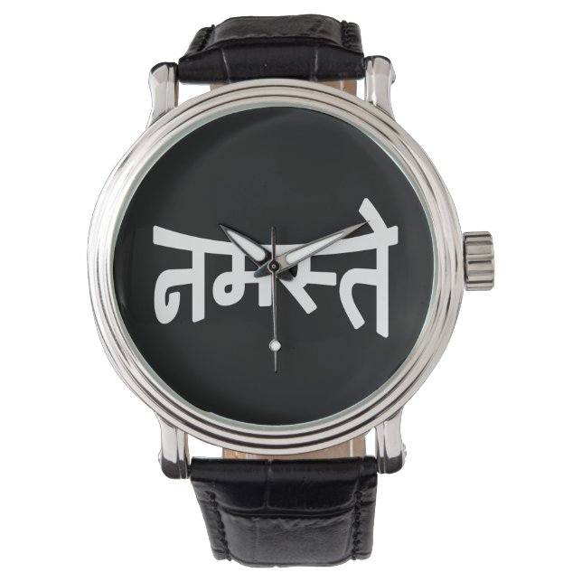 Montre Namaste (न म स् ते) - Script Devanagari (devant)