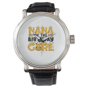 Montre Nana 1er Anniversaire Girl Giraffe Theme Party Zoo