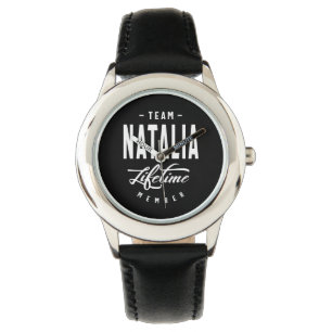 Montre Natalia Nom Personnalisé Anniversaire Cadeau Cadea