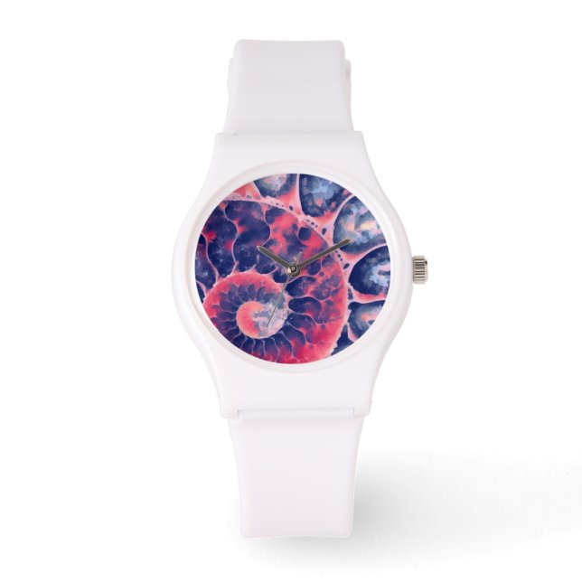 Montre Nautilus pourpre (Recto)
