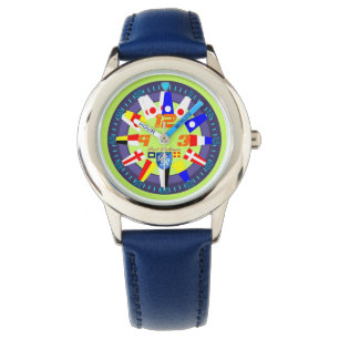 Montre Navigation marine de Richman de port de drapeaux
