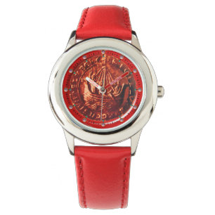 Montre NAVIRE ANTIQUE, Sceau de cire rouge GALLEON