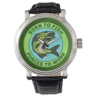 Montre Né À Des Poissons Forcés À Travailler