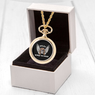 Montre Né À Soar, Pilote Cool De Crâne Et Propulseur D'Av