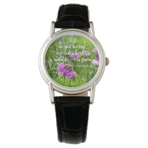 Montre Ne vous inquiétez pas Les fleurs sauvages sont la