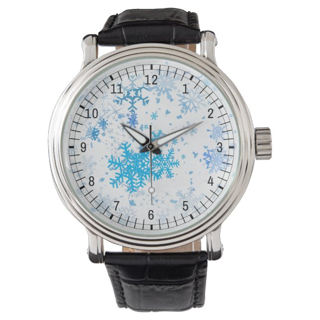 Montre Neige de Noël (devant)