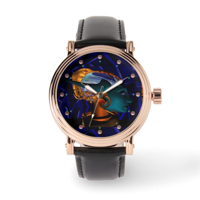 Montre NEMES /HYPER ANDROID, Blue Science Fiction Sci-Fi (Recto)