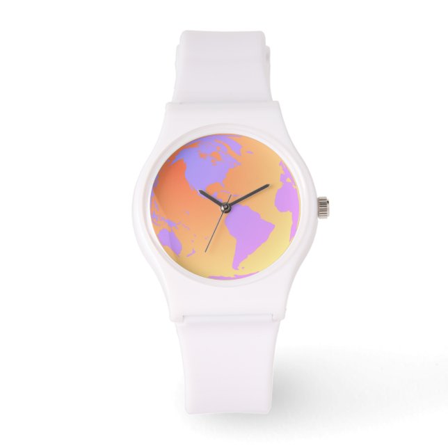 Montre Neon Globe Watch (Recto)
