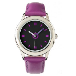 Montre Néon pourpre