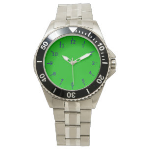 Montre Neon Sea Green et Blue