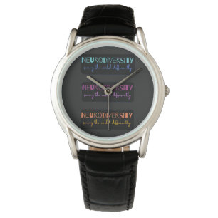 Montre Neurodiversité colorée