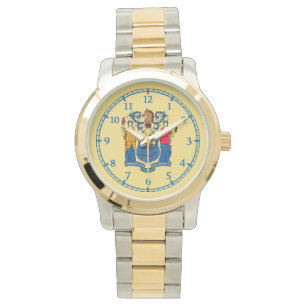 Montre New Jersey State Flag Dial Design