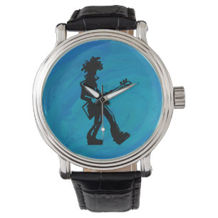 Montre New York Boogie Nights Guitare Bleu
