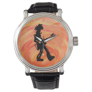 Montre New York Boogie Nights Guitare Orange