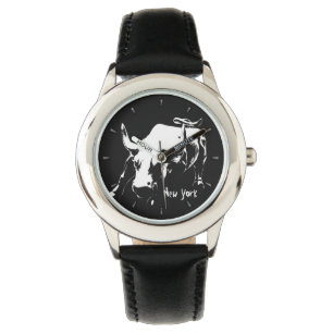 Montre New York Watch New York Bull Souvenir Wistwatch