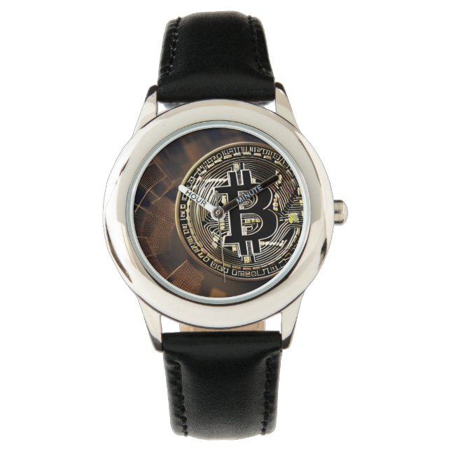 Montre Nice Collecteurs Bitcoin Watch (devant)