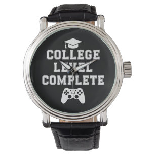 Montre Niveau universitaire Diplômé Joueur Jeux vidéo