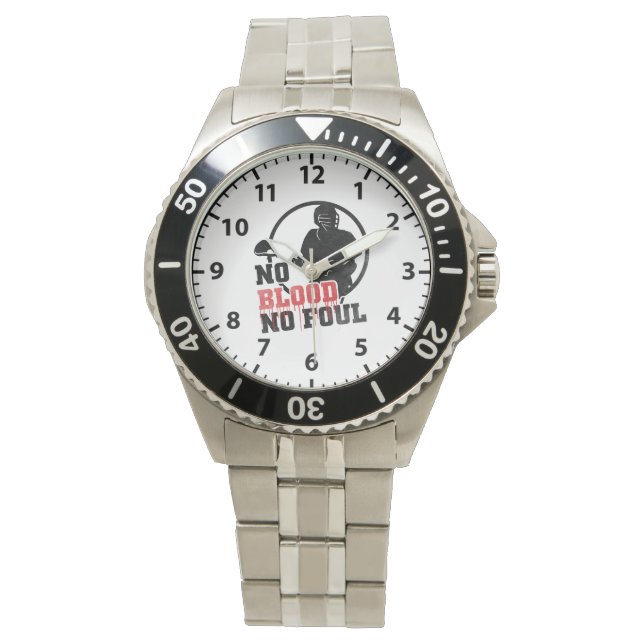 Montre No Blood No Foul Lacrosse Watch (devant)