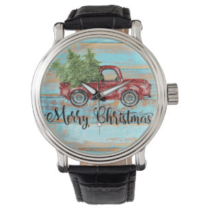 Montre Noël à la campagne du Camion Rouge rétro