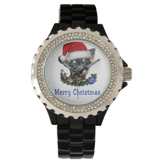 Montre Noël Chihuahua  (devant)