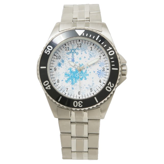 Montre Noël neige (devant)