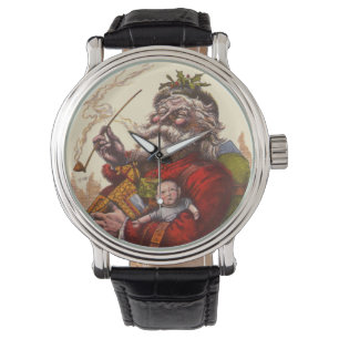 Montre Noël Vintage, Jouets de tuyaux du Père Noël victor