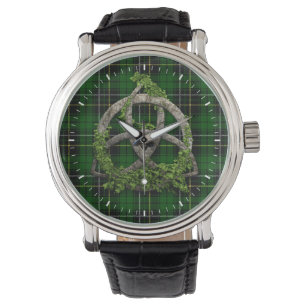 Montre Noeud de trinité et tartan celtiques de MacAlpine