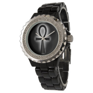 Montre noire d'Ankh par l'habillement de DAP