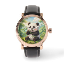 Montre noire mignonne