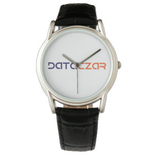 Montre noire protège-couronne pour hommes avec br