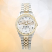 Montre Nom crème beige de l'arc de la servante