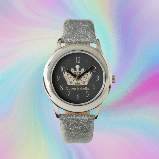 Montre nom d'ajout de la couronne de mignon (Créateur téléchargé)