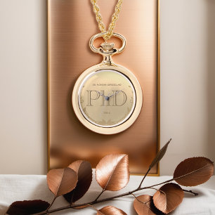 Montre Nom de la licence d'or Doctorat