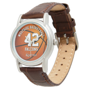 Montre nom de l'athlète de basket-ball cadeaux de fin de 