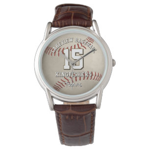 Montre nom de l'équipe de baseball/softball personnalisé