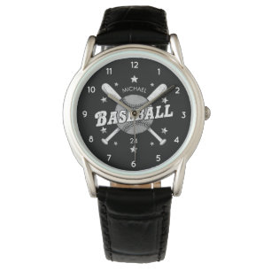 Montre Nom et numéro de baseball personnalisé tendance