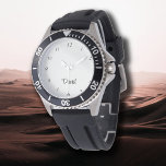 Montre Nom Fille Garçon Femmes Hommes | Alabaster Elegant<br><div class="desc">Nom personnalisé Fille garçon femmes hommes | Alabaster Elegant Modern Watch | Classique | Élégant | tendance | Style | Cadeau. Vous pouvez choisir d'ajouter votre nom, le nom d'un proche ou un message spécial. Qu'il s'agisse d'un cadeau sincère pour quelqu'un qui vous est cher ou d'un régal personnel, vous...</div>