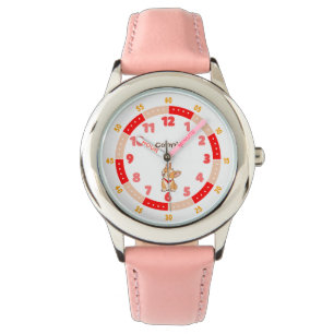 Montre Nom personnalisé Apprendre à dire l'heure Corgi