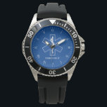 Montre Nom personnalisé du symbole EMT<br><div class="desc">Un grand cadeau pour célébrer ces hommes et ces femmes qui sauvent des vies au jour le jour.</div>